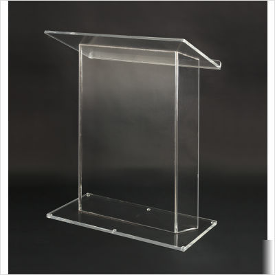 Amplivox sound systems double wide lucite pulpit