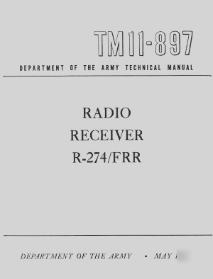Hallicrafters sx-73 (army TM11-897) manual Â»rÂ²
