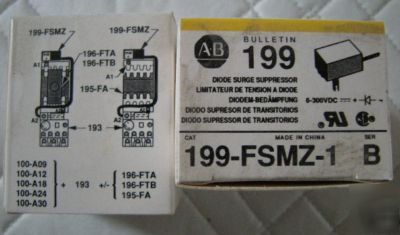 24 allen bradley 199-fsmz-1 sr b diode surge suppressor