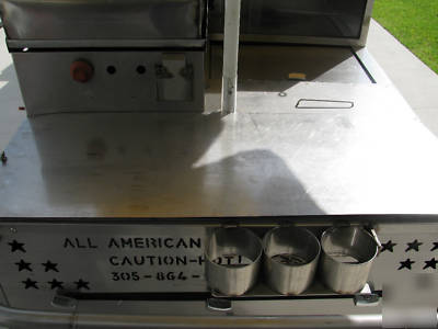 All american hot dog cart