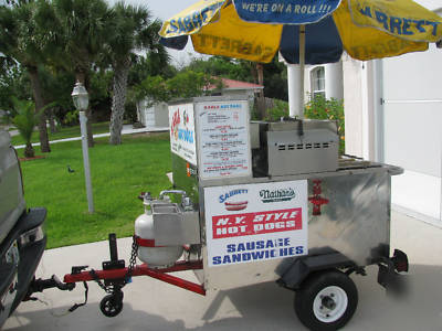 All american hot dog cart
