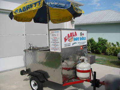 All american hot dog cart