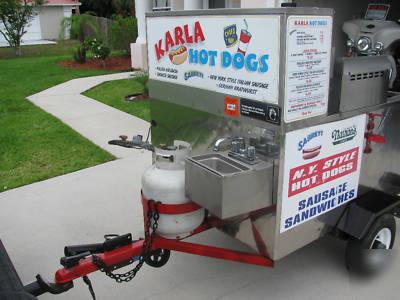 All american hot dog cart