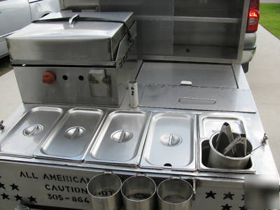 All american hot dog cart