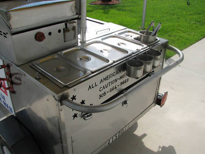 All american hot dog cart