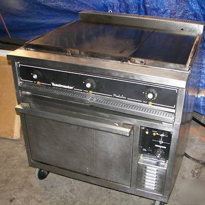 Convection oven-modular griddle top - toast master