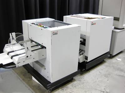 Mbm isp fc-10 collator stitchfold bookletmaker trimmer