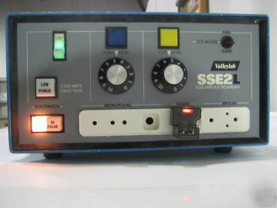 Valley labs SSE2 SSE2L solid state electrosurgery unit 