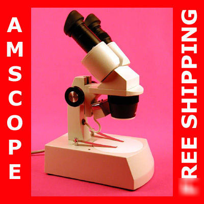 Stereo dissecting binocular microscope 20X 30X 40X 60X
