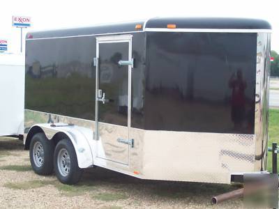 Enclosed cargo trailer 7X15 motorcycle utility texas