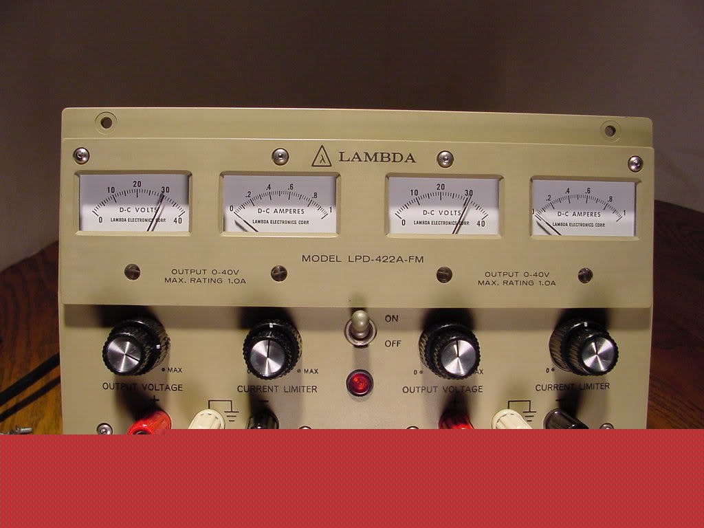 Lambda model lpd-422A-fm dual refulated power supply