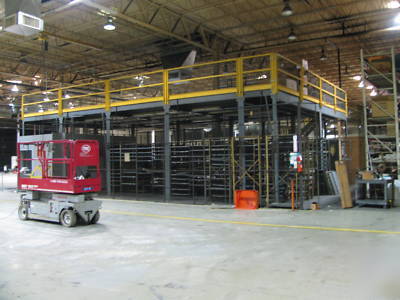 Commercial industrial mezzanine 32'X44'X12' 150#sqft