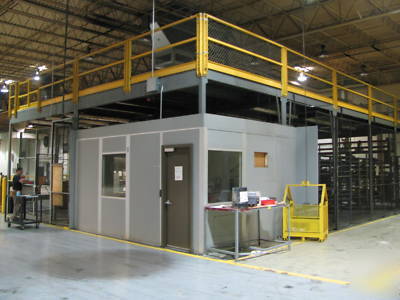 Commercial industrial mezzanine 32'X44'X12' 150#sqft