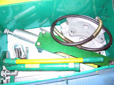 Greenlee 882 h-755 emt hydraulic conduit pipe bender