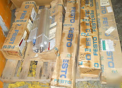 New festo dnc-100-100-ppv-a-kp & other items, lot of 7, 