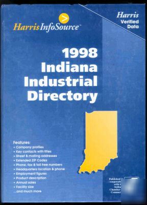 1998 indiana business / industrial directory hardcover