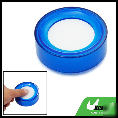 Blue cover white foam round style finger wet set