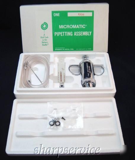 Cole parmer/p&s micromatic .5-5ML syringe pipet pipette