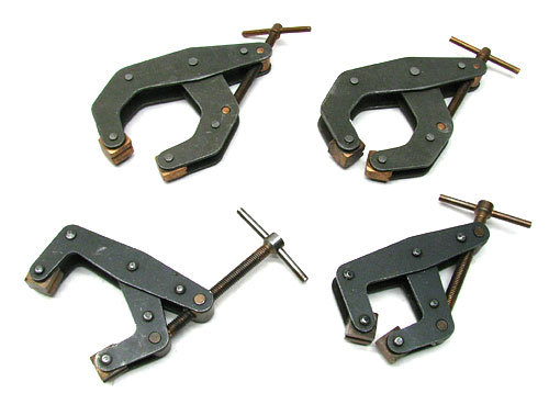 Lot of enco heavy duty welding clamps