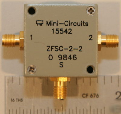 Mini-circuits zfsc-2-2 power splitter 2 way 10-1000 mhz