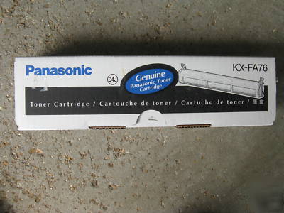 New in box genuine panasonic kx-FA76 toner cartridge