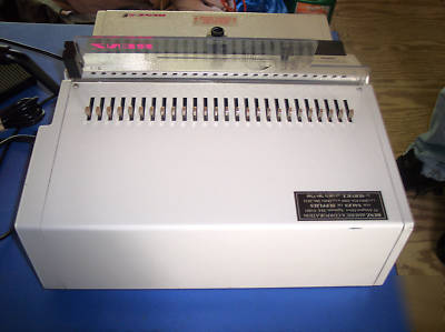 Renz eco e wire binding punch machine 2:1 pitch euc 