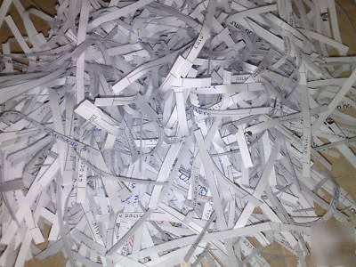 White used A4 shredded paper for wrapping goods $ gifts