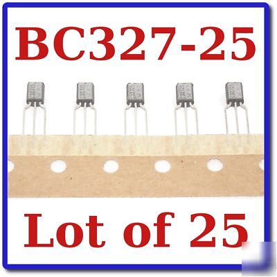 25X BC327-25 pnp transistor 45V 500MA bc 327 (TR04)