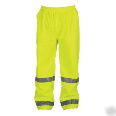 Berne hi-visibility reflective safety pant - waterproof