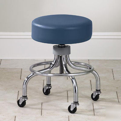 Clinton chrome stool foot ring ball bearing casters