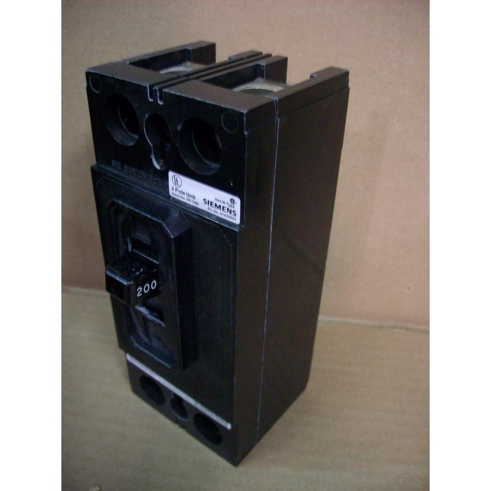 Siemens QJ22B200L molded case circuit breaker 240V/200A