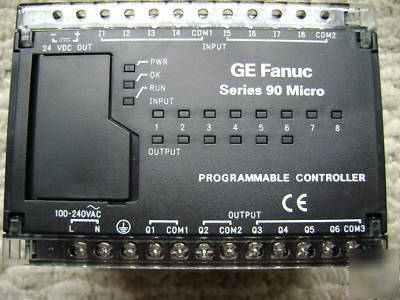  ge series 90 plc ( with software, cable & man)