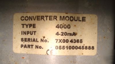 Rotary control valve: masoneilan 31000-used 1999