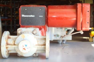 Rotary control valve: masoneilan 31000-used 1999