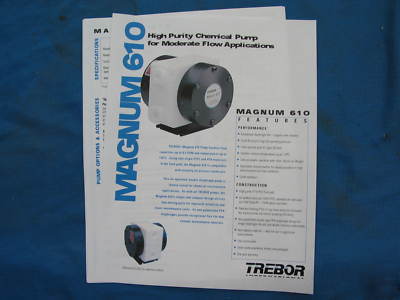 Trebor pump model magnum 610 chemical plating