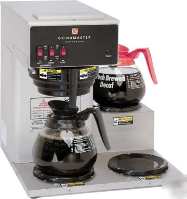 Grindmaster pourover coffee brewer w/3 warmers #bl-3PW