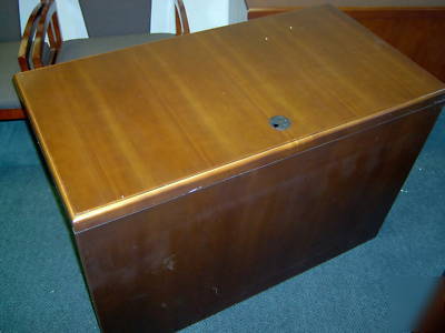 Kimball executive office desk, bridge unit and credenza