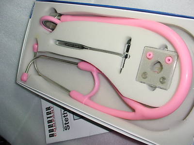 New abertek 368SINGLE head cardiology stethoscope pink 