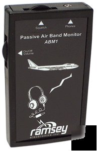 ABM1WT passive air band monitor ramsey electronic built