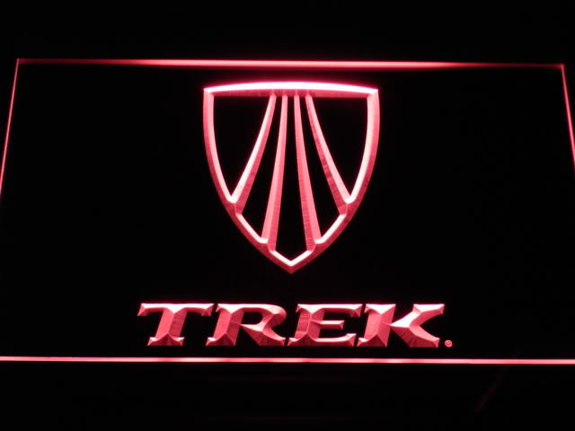 D195-r trek bike bicycle service neon light sign
