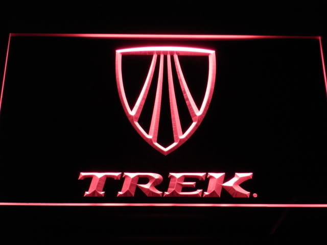 D195-r trek bike bicycle service neon light sign