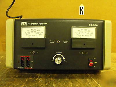 Ec apparatus corp. EC452 power supply serial# 32637 