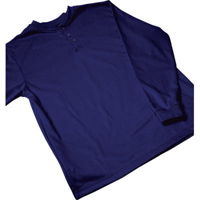 Gravel gear henley shirt navy, large, nt-hny-n-(l)