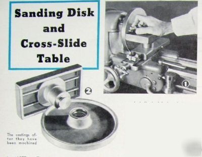 How-to build sanding disk & cross slide table plans