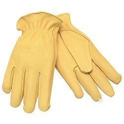 Memphis soft deerskin leather driver work gloves large 