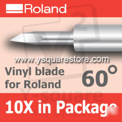 New 10X 60Â° blades roland vinyl plotter cutter -can mix