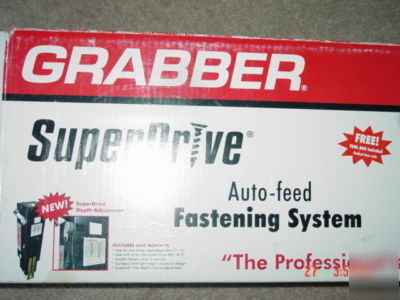 New grabber super drive auto-feed fastening sys 0525XT 
