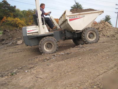 Terex site dumper 3 ton