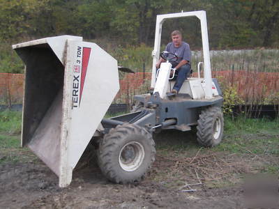 Terex site dumper 3 ton