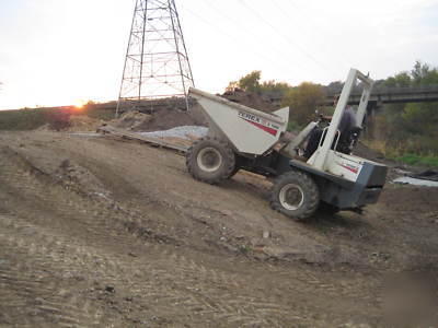 Terex site dumper 3 ton